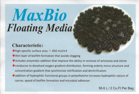 MaxBio Floating Media (2 Cu. Ft.)