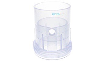 Union Tail Piece 2" Clear - For delta UV EP Series Sanitizers